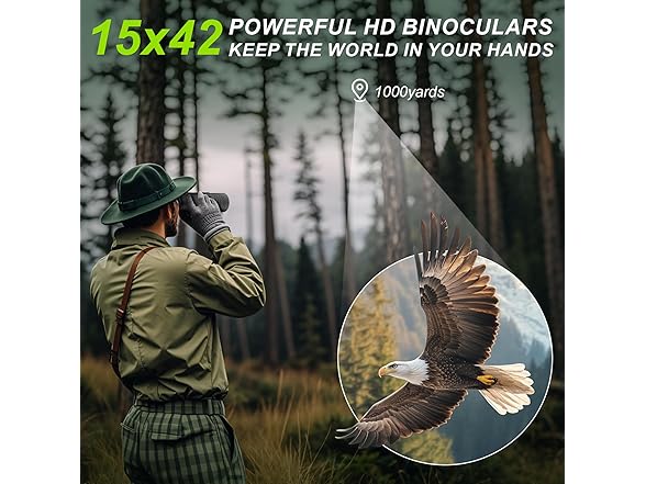Occer 15x42 Binoculars for Adults