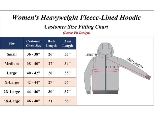 3Pk Womens Heavyweight Fleece-Lined Tech Zip Hoodie