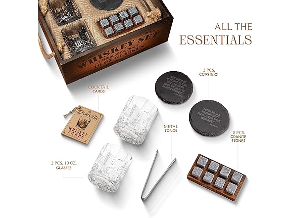 Mixology & Craft Whiskey Gift Set