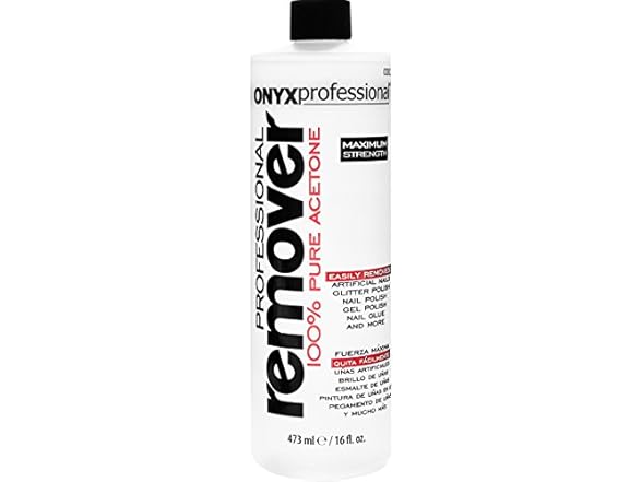Onyx Professional 100% Acetone Nail Polish Remover