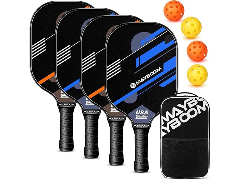 Mayboom Pickleball Paddles Set of 4