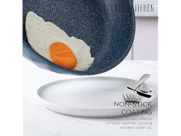 11-Piece Non-Stick Cast Aluminum Cookware Set