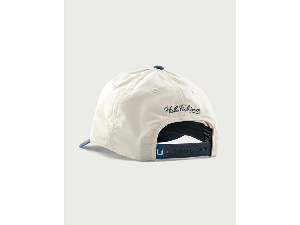 HUK Men's Standard Anglers Club Snapback Hat, Egret