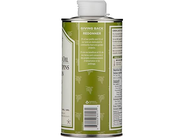 LA TOURANGELLE Grapeseed Oil, 500 ML