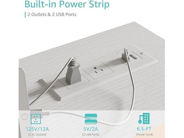 White Computer Desk