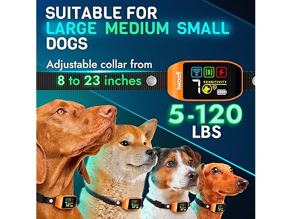 IWOOFI New 2025 Dog Bark Collar -Smart Bark