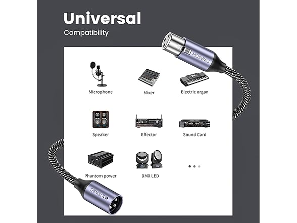 MOSWAG XLR Cable 6Feet