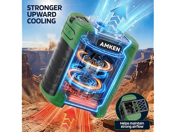 AMKEN Waist Fan 10000mAh
