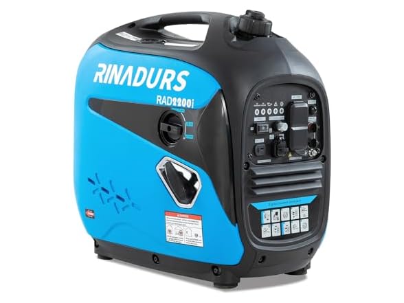 RINADURS Gas Powered Backup Generator 3500W