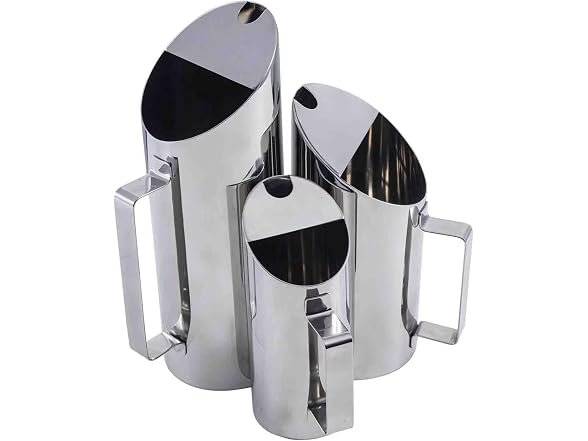 TableCraft 12812 Premium Stainless Steel Pitcher Silver 