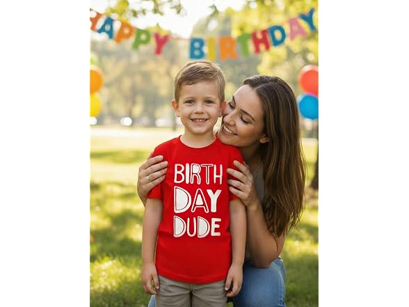 Tstars Boys (5T) It's My Birthday Dude Kids Shirt