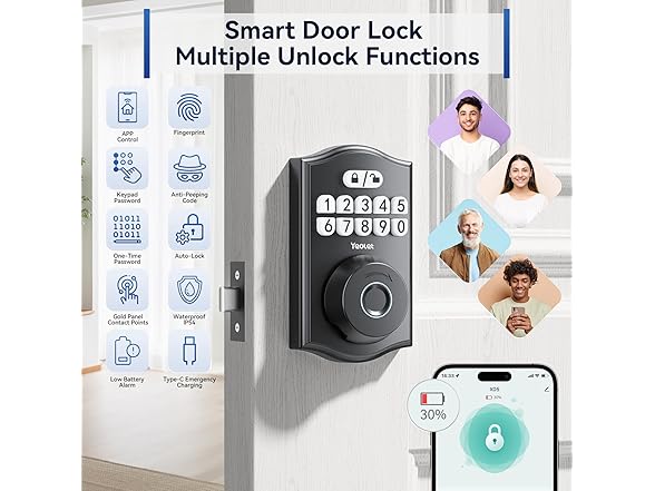 Yeolet Fingerprint Door Lock
