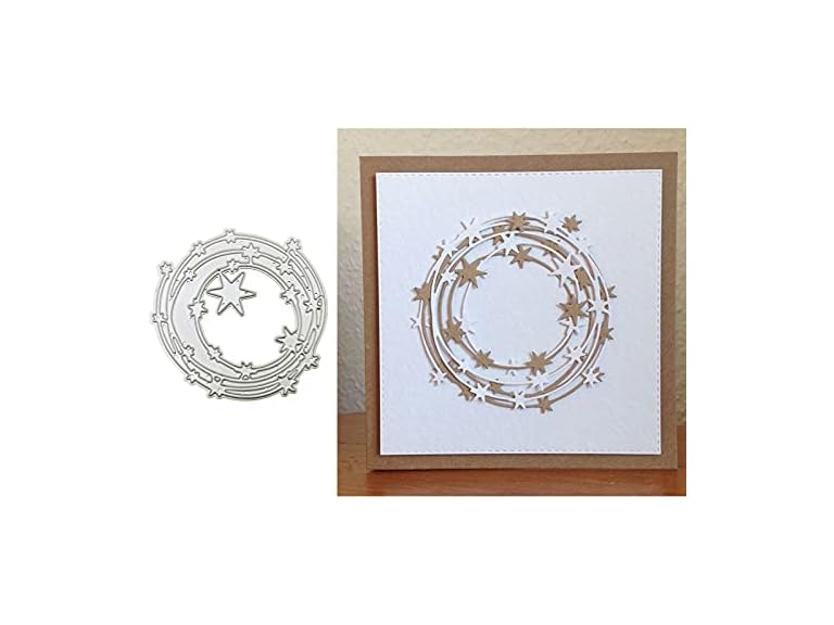 hinana Star Round Frame Metal Die Cuts