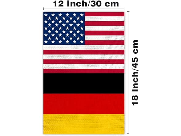 Germany USA Friendship Garden Flag