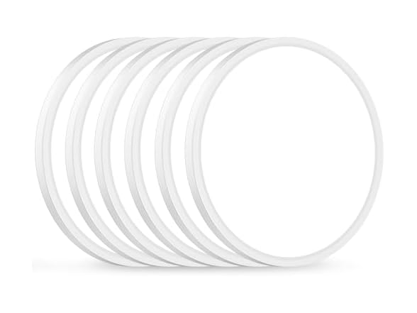 White- 12 inch- 6 Pack