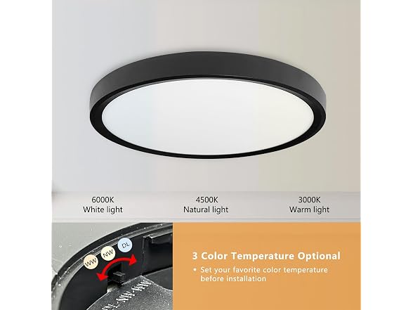 4-Pack Slim LED Ceiling Light 32W CCT