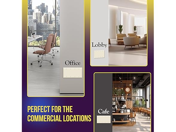 ENERLITES Blank Device Wall Plate