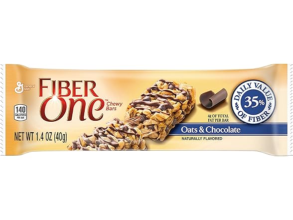 Fiber One Fiber One Chewy Bar, Oats and Chocolate,