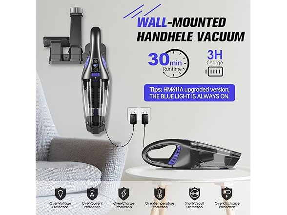 IMINSO Handheld Vacuum Cordless Car Vacuum Cleaner