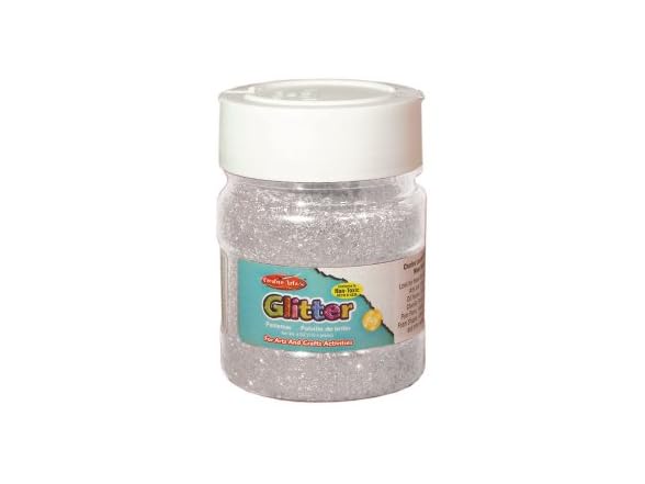 Creative Arts by Charles Leonard Glitter, 4 Oz, Silver