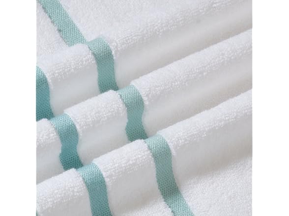 Comfort Spaces Zero Twist Bath Towel Set Cotton 8Pc