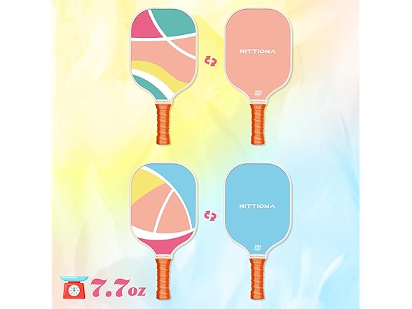 HITTIONA Pickleball Paddles Set of 2