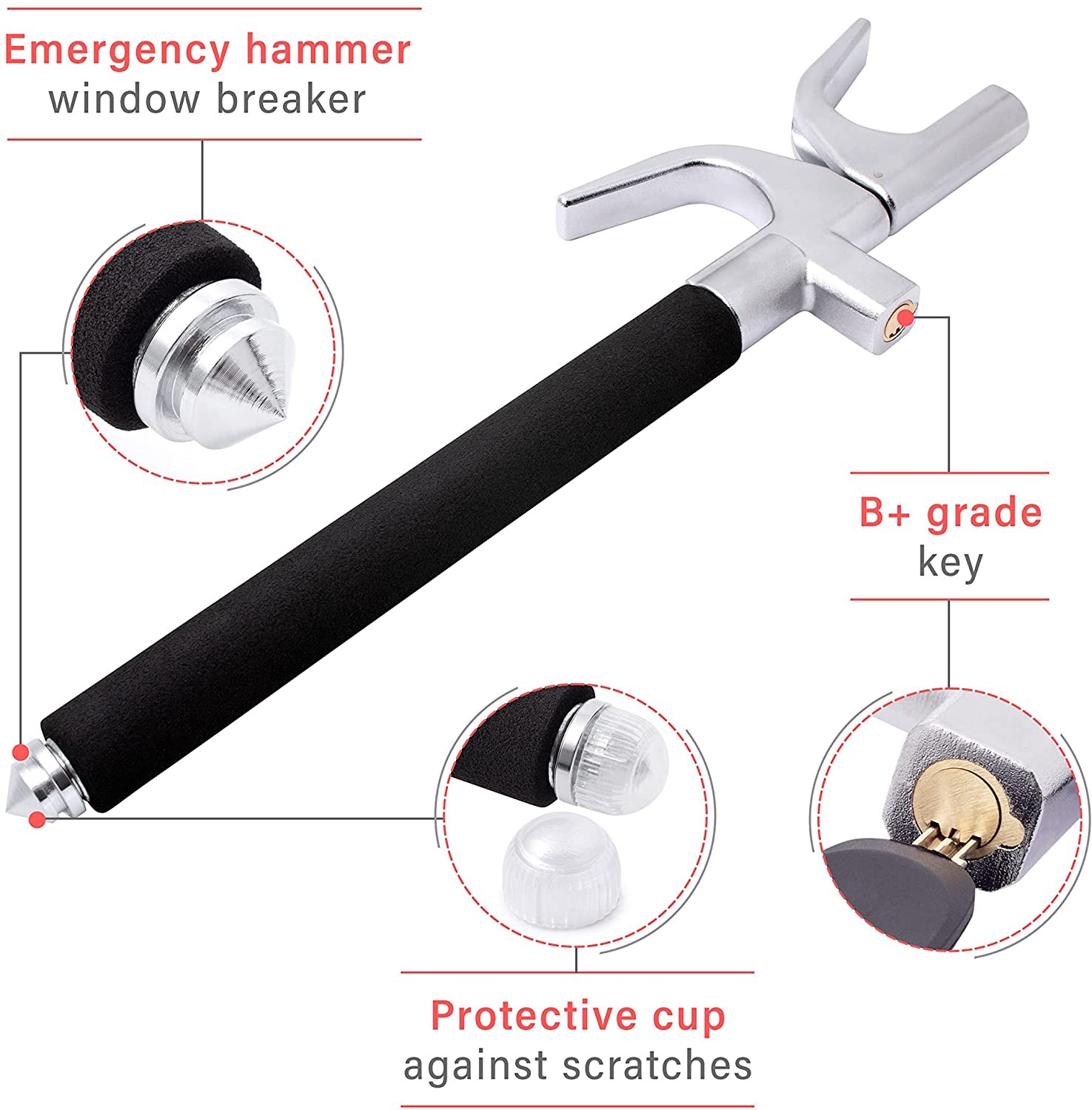 Zone Tech Wl0005 Car Steering Wheel Lock - Gallery 13