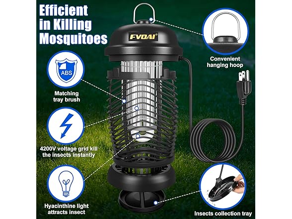 FVOAI Outdoor Bug Zapper
