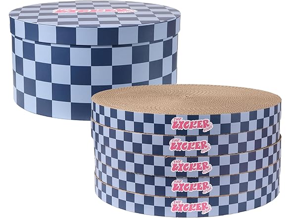 THE LICKER STORE Cardboard Cat Scratcher Pads 5PK