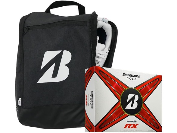 Bridgestone Golf Tour B RX & Golf Shoe Bag Bundle