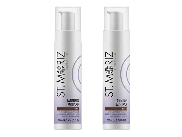 St. Moriz 2Pk Tanning Mousse, Dark