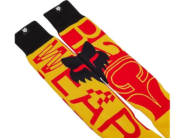 Fox Racing 180 Sock, Yellow, Small