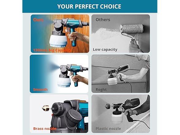 TILSWALL Shark 800 Paint Sprayer Blue