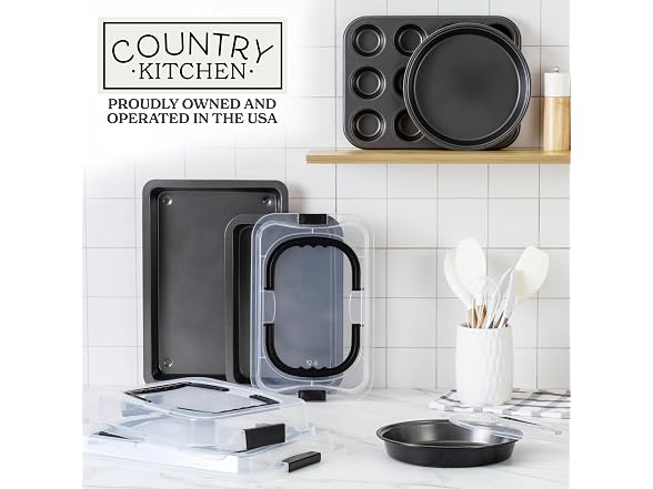 Country Kitchen Baking Pans Set - 10 Piece - Gallery 3