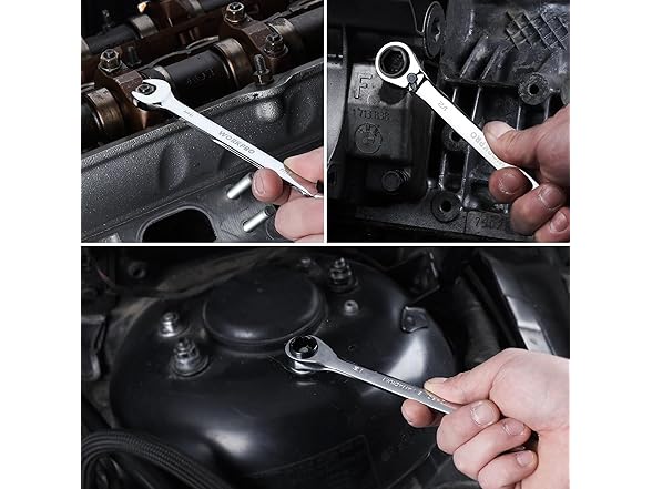 WORKPRO 7pc Reversible Ratchet Set