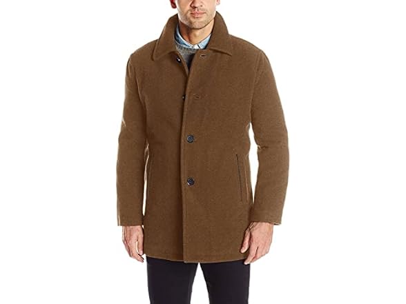 Cole Haan Car Coat (L) Camel