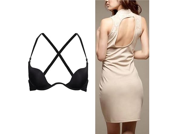 Sencylife Women (34D) Wellyu Bras Sexy Push Up Bra