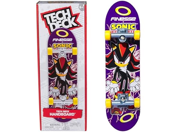 TECH DECK, Finesse X Sonic The Hedgehog Handboard