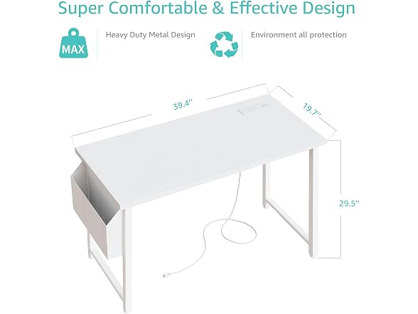 White Computer Desk
