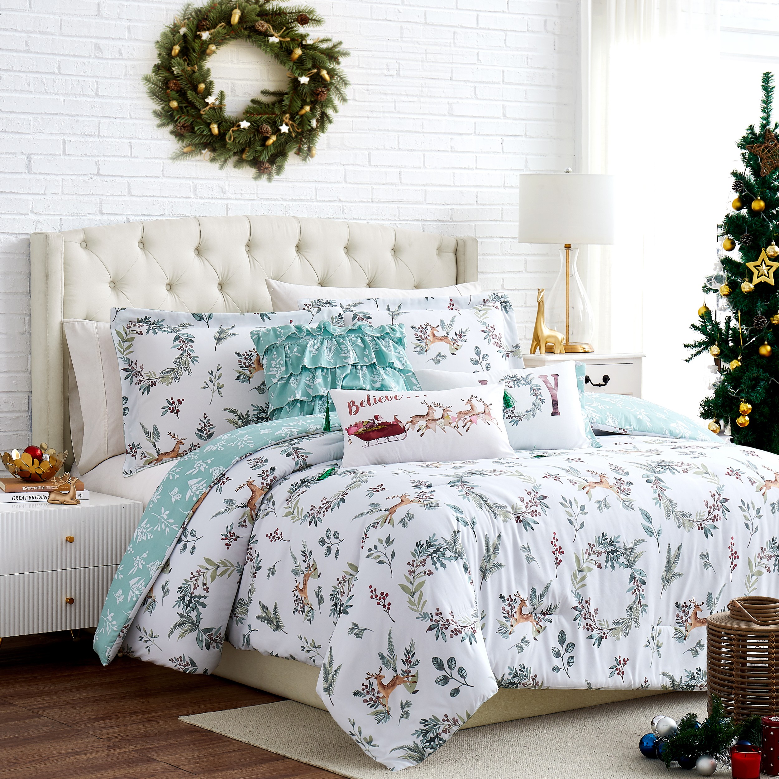 Southshore 6pc Christmas Comforter Set - Gallery 26