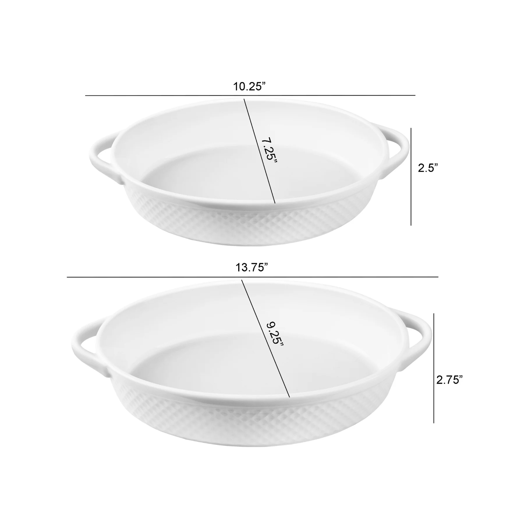 Le Regalo 2 Piece Stoneware Oval Baker - Gallery 6