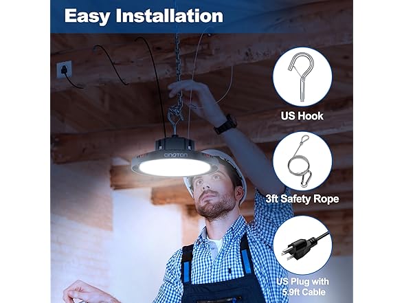 CINOTON 160W UFO LED High Bay Light