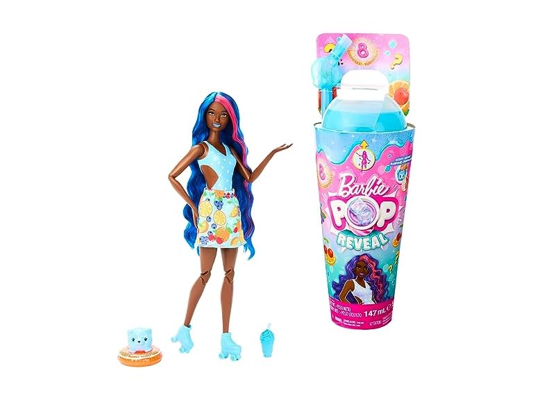 Barbie Pop Reveal Doll & Accessories, Fruit Punch