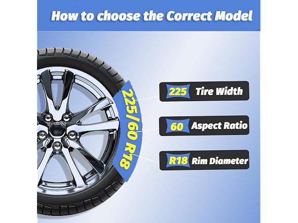 Taseyok Snow Chains for Trucks, 2 Piece x 12mm