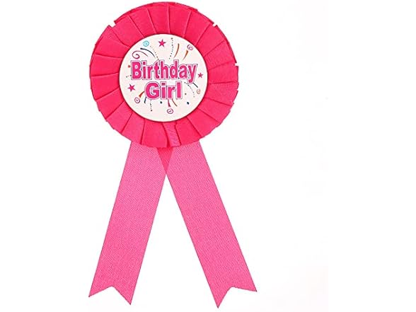 COLORFUL BLING Birthday badge