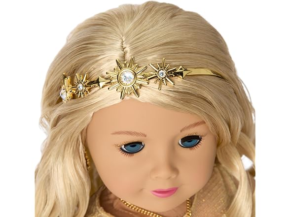 American Girl 2025 Glimmering Gold Holiday Collector Doll