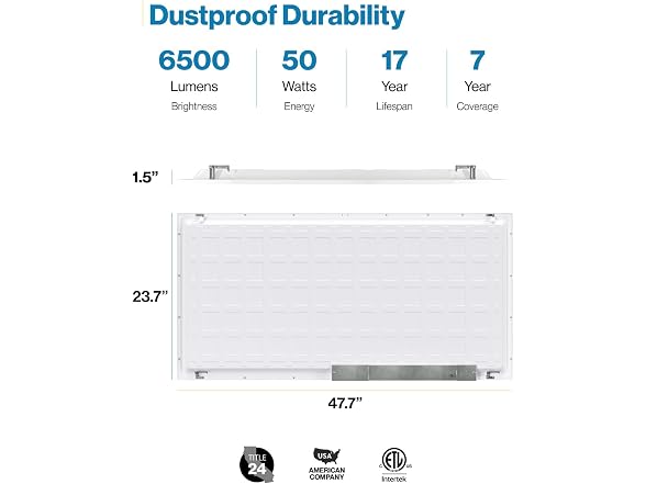 Sunco 6 Pack 2x4 LED Flat Panel Lights