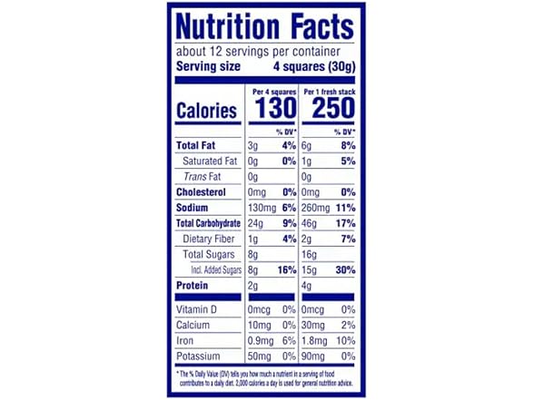 Honey Maid Graham Stacks 12.2oz