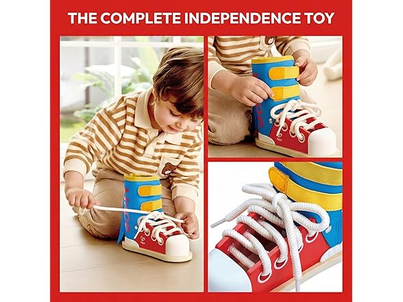 Hape Tie-It Lacing Sneaker Toy