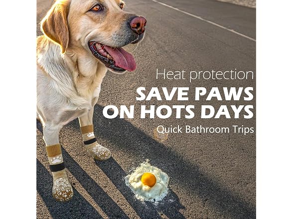 EXPAWLORER Anti Slip Dog Socks to Prevent Licking Paws